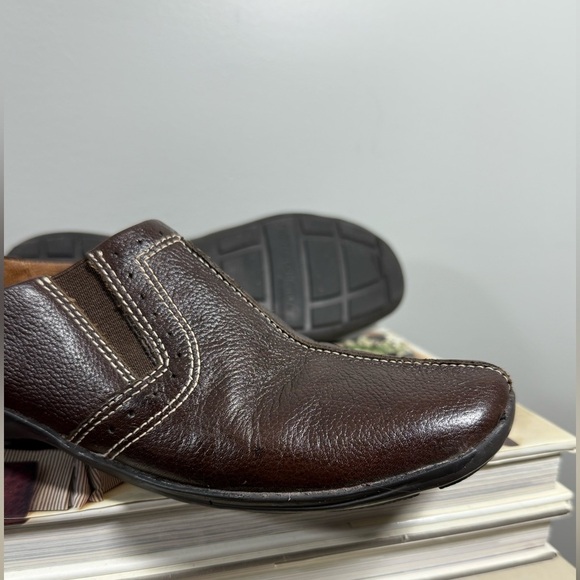 Women’s Natural Soul Size 7 1/2 Brown Leather Slip-On Shoes - Picture 15 of 15
